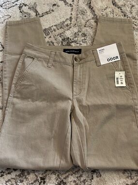 Aeropostale Beige/Tan Straight Leg Pants
